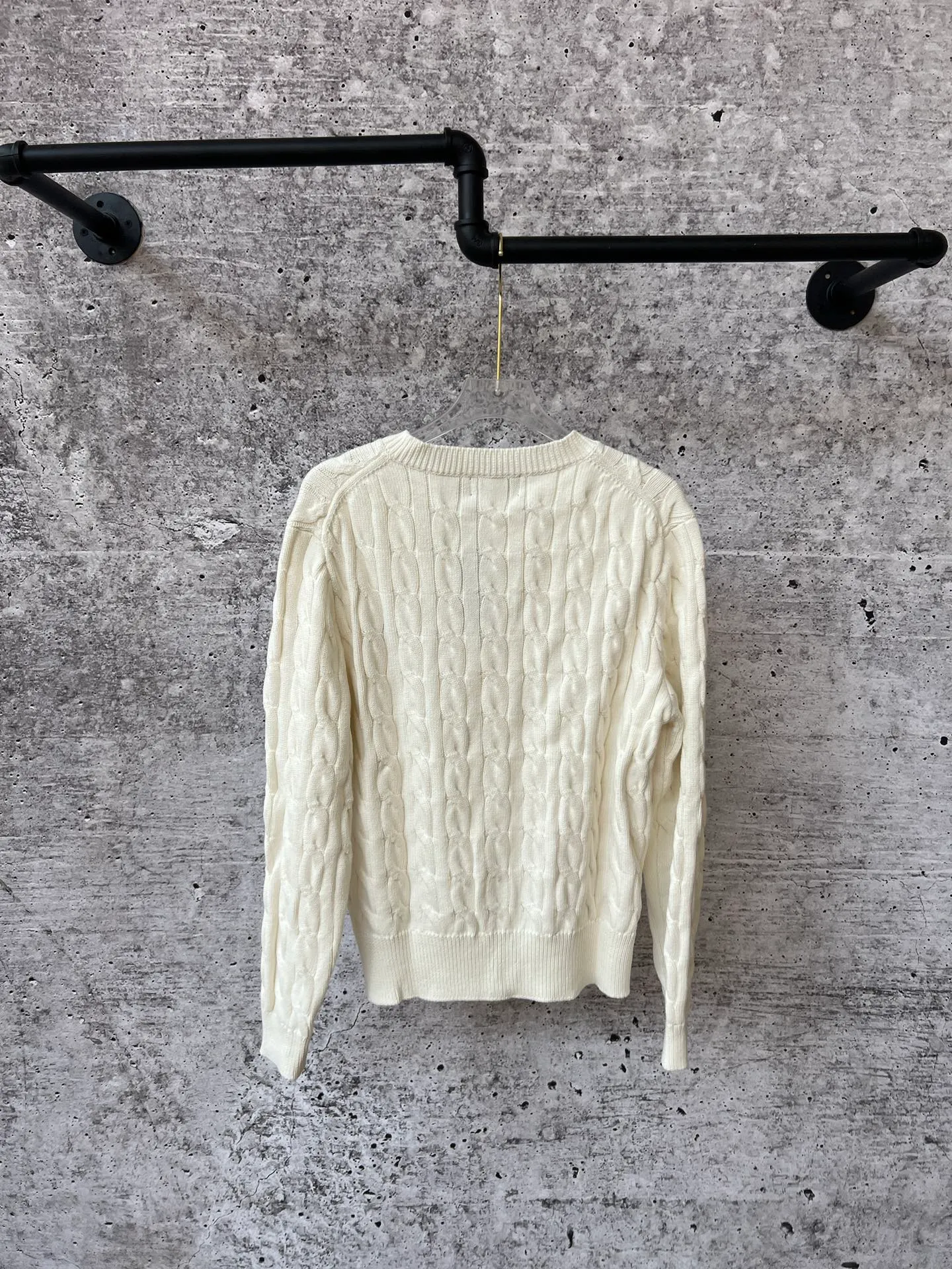 P240 Ralph Lauren autumn women's knitted rubber flower cardigan sweater, Xiaohongshu traffic password, classic rubber flower cardigan buttons, original pure cotton yarn craftsmanship, slim fit upper body, lazy old money style